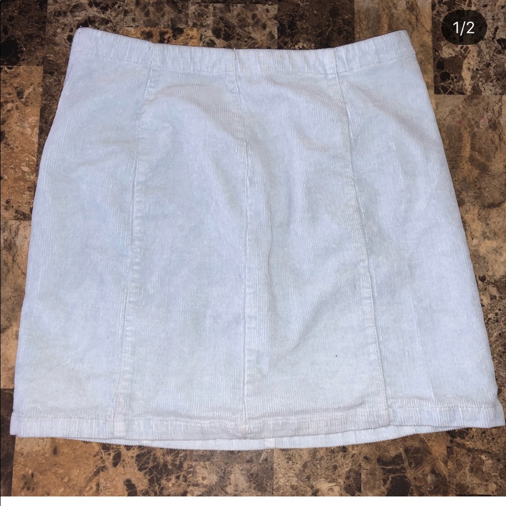 baby blue skirt